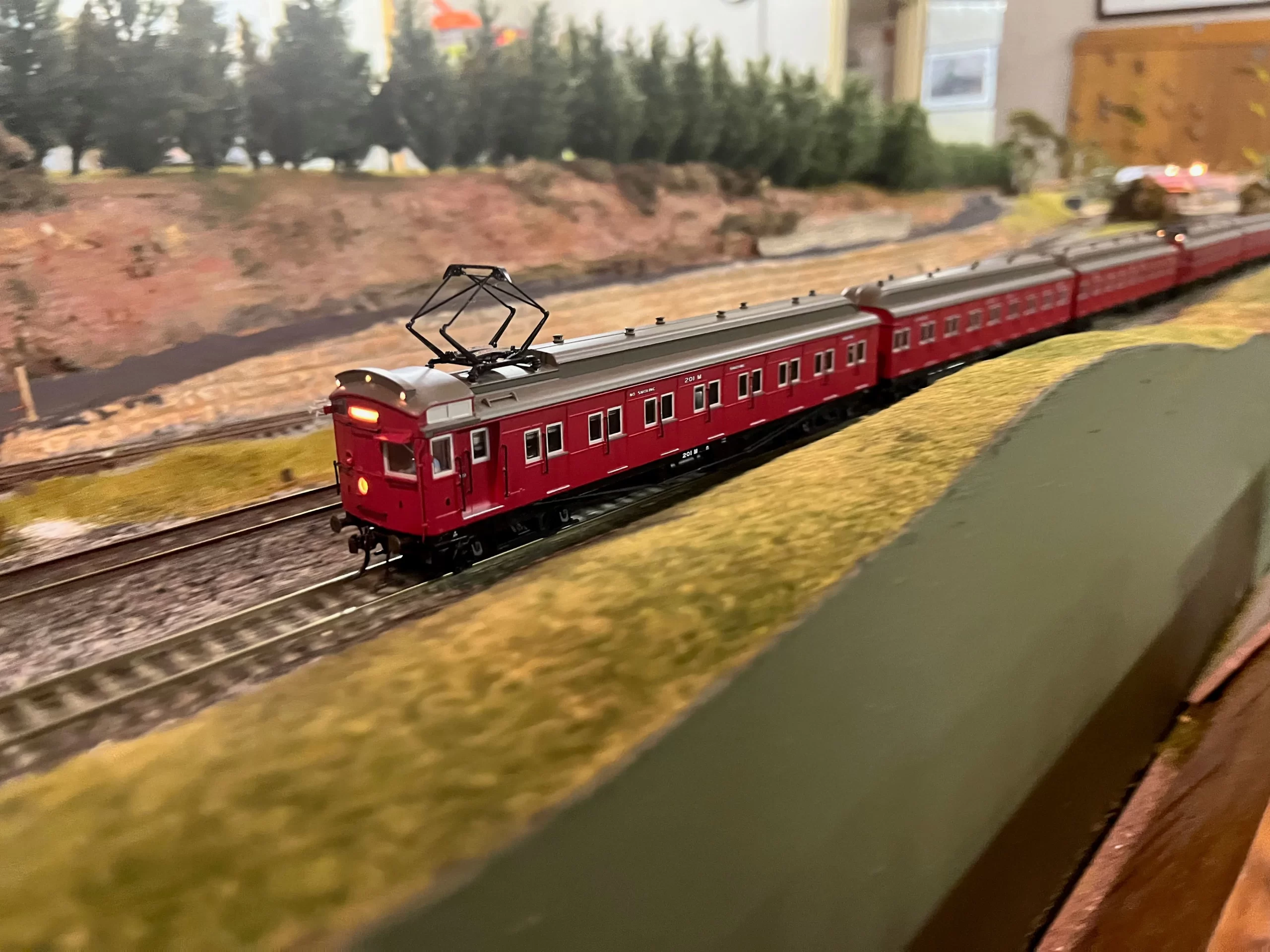 A "Red Rattller" heading down to Walgate from Billegulla.